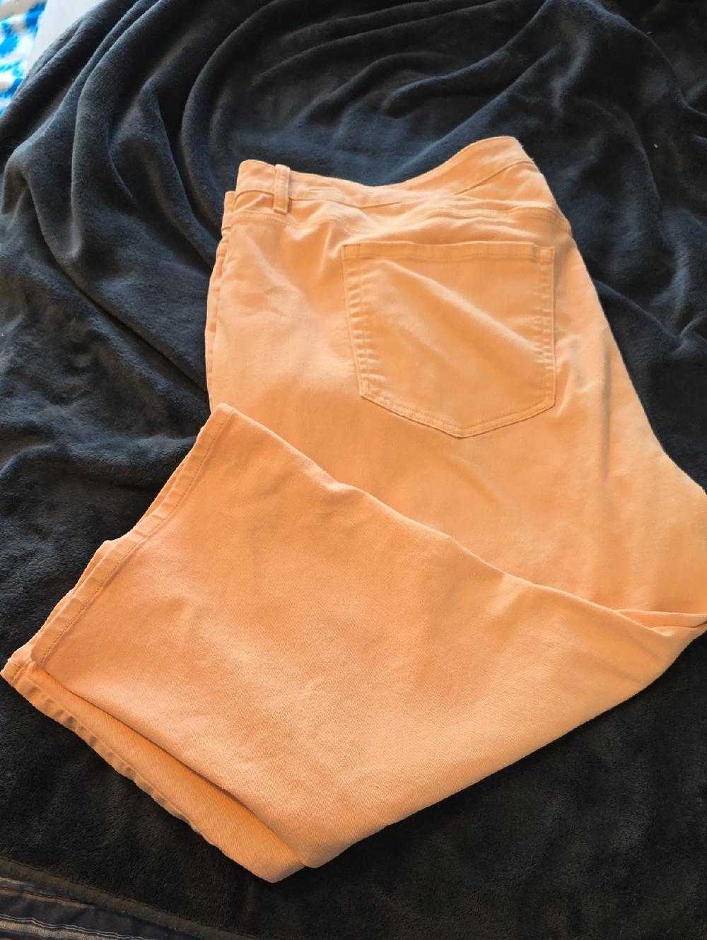 Lane Bryant Peach Straight Leg Capri Jeans